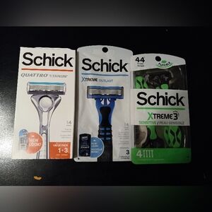New Schick Men's Razor Bundle